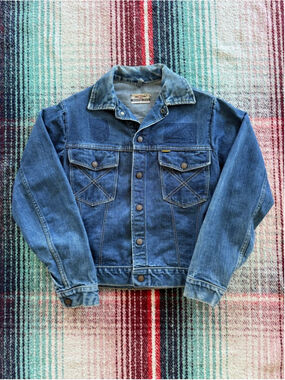 60s Big Yank Selvedge Denim Trucker Jacket S